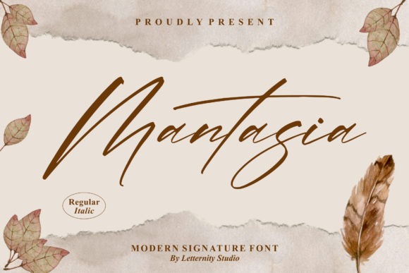 Mantasia Font Mantasia Font Poster 1