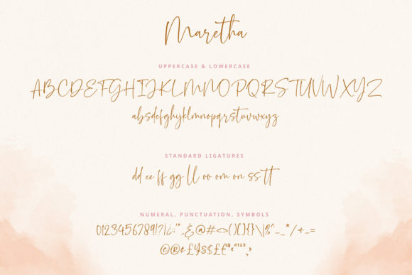Maretha Font Poster 10