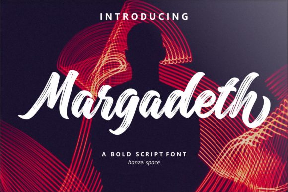 Margadeth Script Font Poster 1