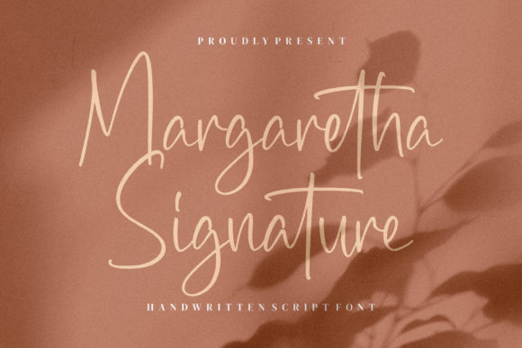 Margaretha Signature Font Poster 1