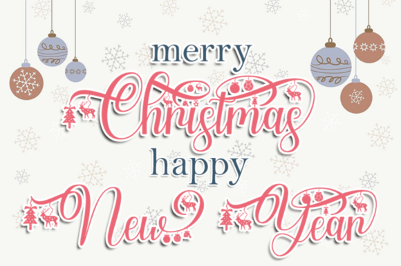 Maria Christmas Font Poster 4