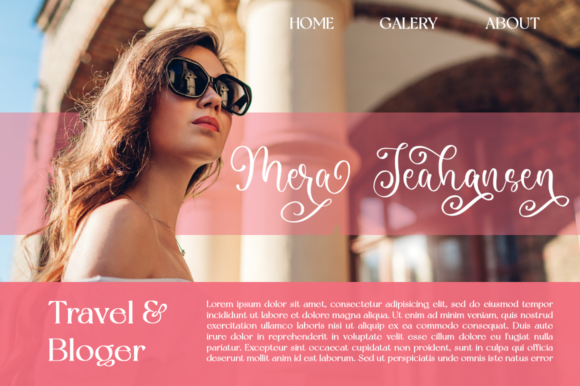 Mariangela Font Poster 3