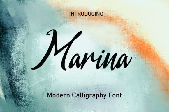 Marina Font Poster 1