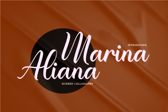 Marina Aliana Font Poster 1