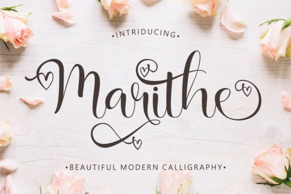 Marithe Font Poster 1