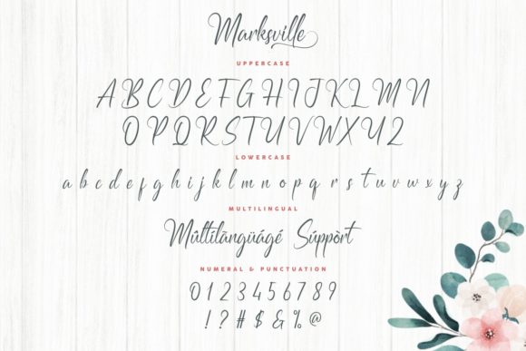 Marksville Font Poster 4