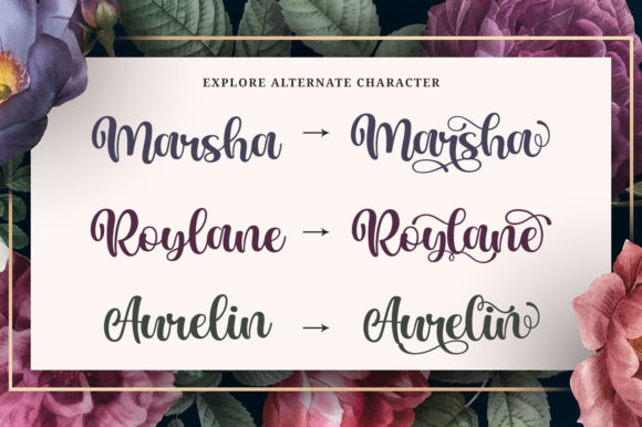 Marlina Garden Font Poster 7