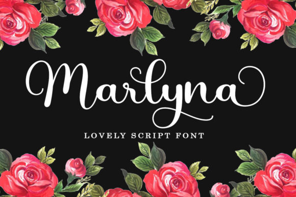 Marlyna Font Poster 1