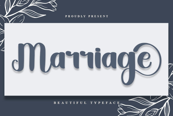 Marriage Font