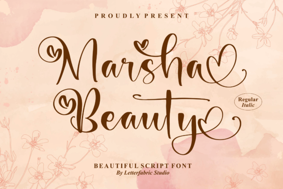 Marsha Beauty Font Poster 1