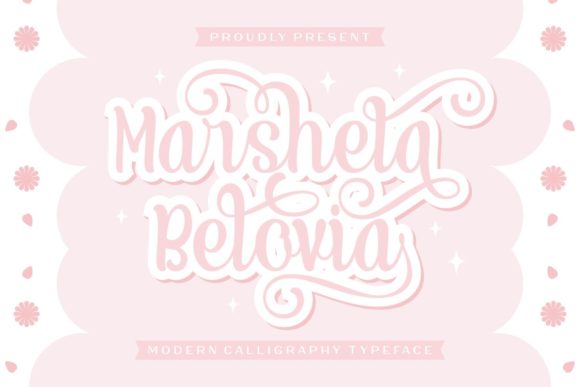 Marshela Belovia Font Poster 1