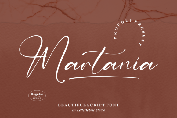 Martania Font Poster 1