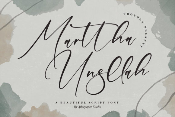 Marttha Unsllah Font Poster 1