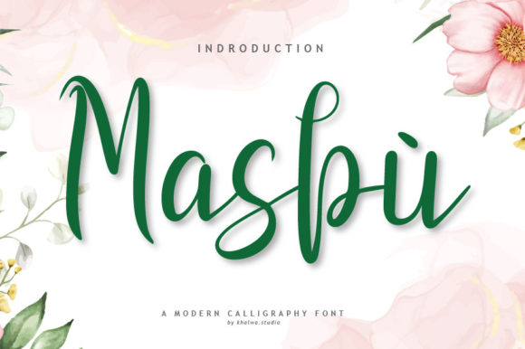 Masbù Font Poster 1