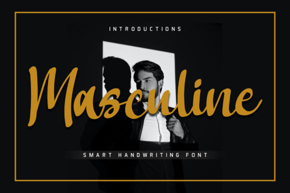 Masculine Font Poster 1