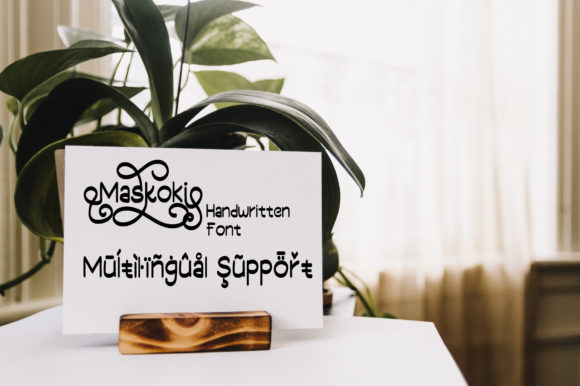 Maskoki Font Poster 4