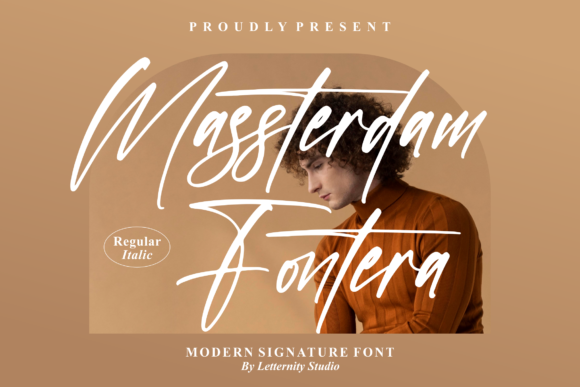 Massterdam Fontera Font Massterdam Fontera Font Poster 1