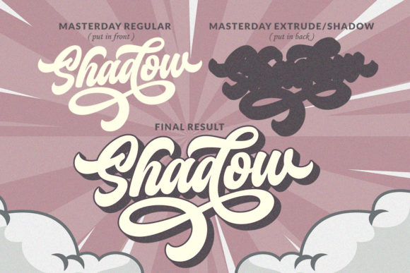 Masterday Font Poster 2