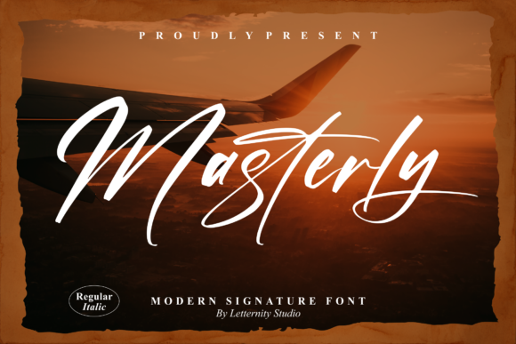 Masterly Font Poster 1