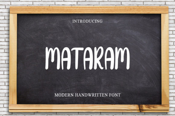 Mataram Font Poster 1