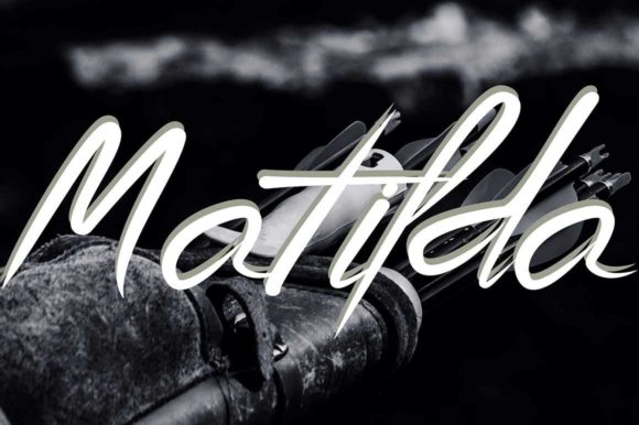 Matilda Font Poster 1