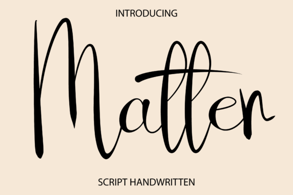 Matter Font