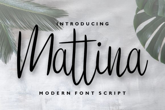 Mattina Font Poster 1