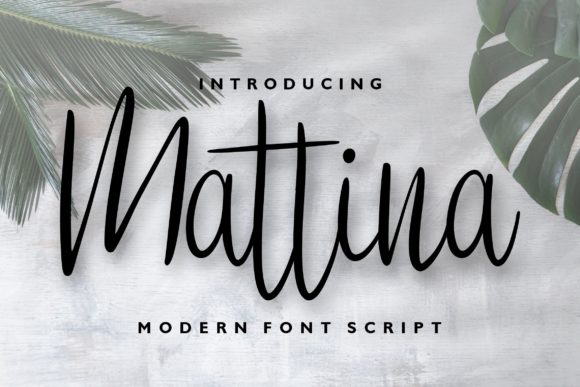 Mattina Font Poster 1