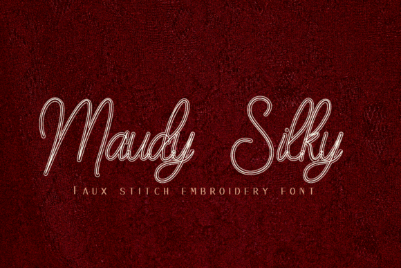 Maudy Silky Font Poster 1
