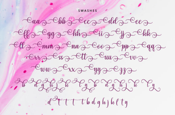 Maudylove Font Poster 8