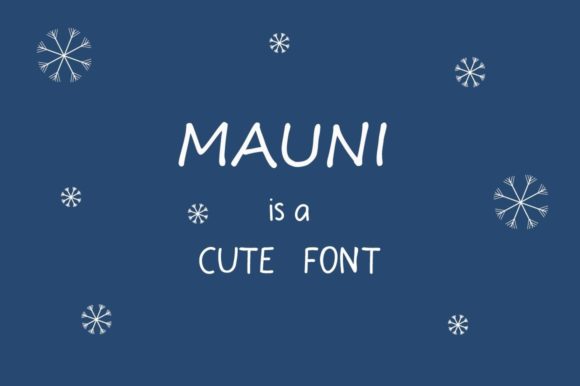 Mauni Font Poster 1