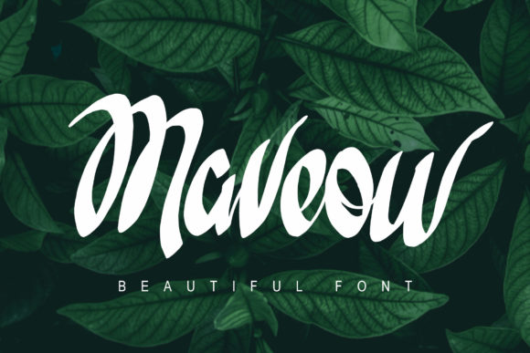 Maveow Font Poster 1