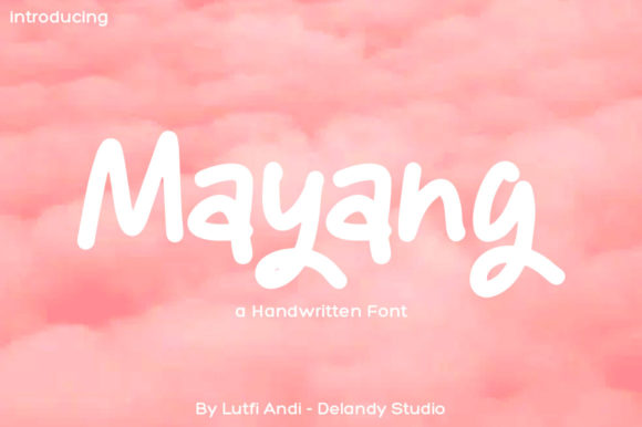 Mayang Font Poster 1