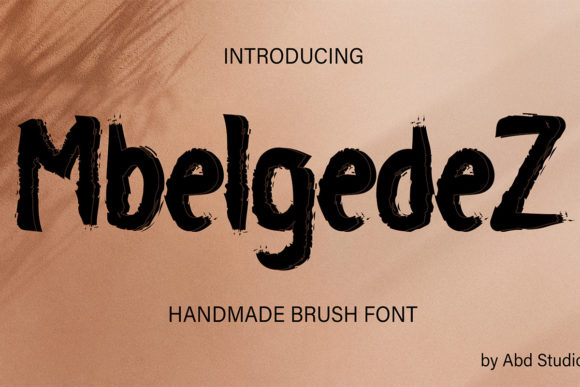 MbelgedeZ Font Poster 1