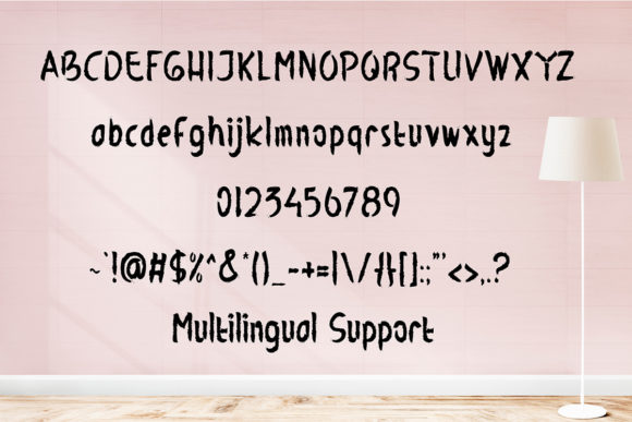MbelgedeZ Font Poster 2