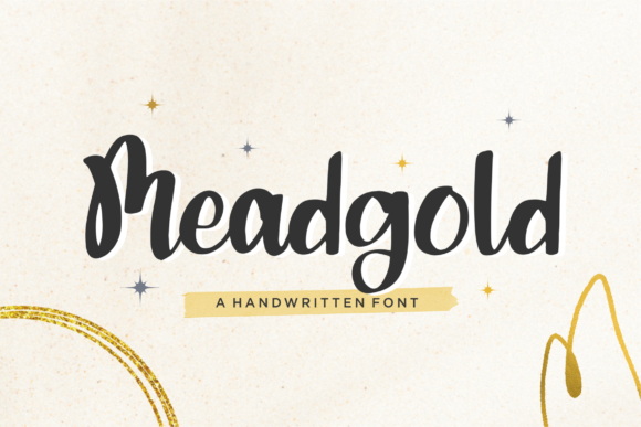 Meadgold Font Poster 1
