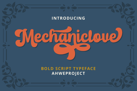 Mechaniclove Font Poster 1