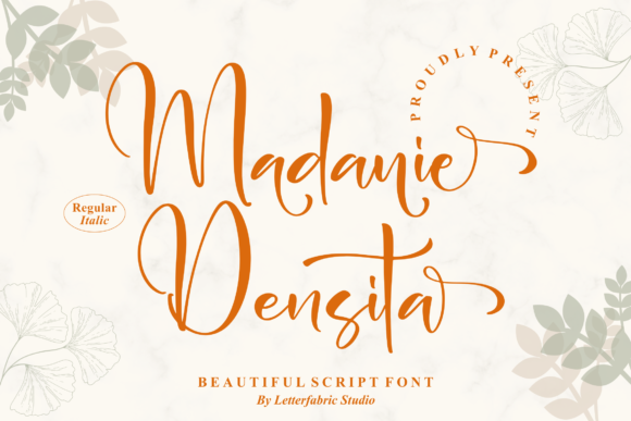 Medanie Densita Font Poster 1