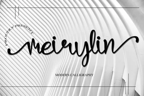 Meirylin Font Meirylin Font Poster 1