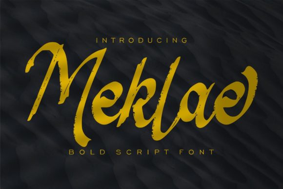 Meklae Font Poster 1