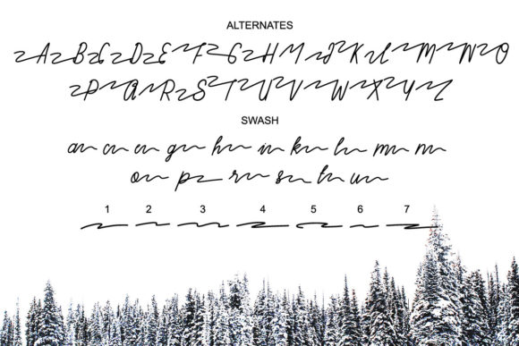 Melamun Font Poster 3