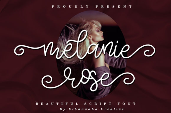 Melanie Rose Font Poster 1