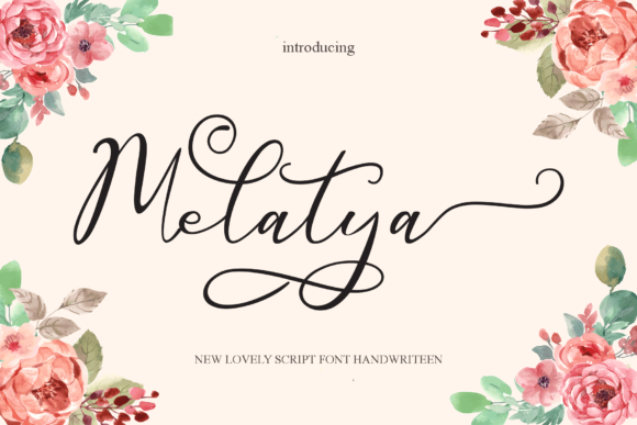 Melatya Font Poster 1