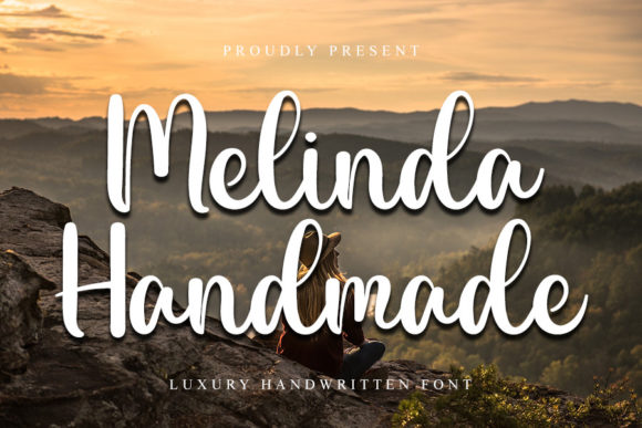Melinda Handmade Font Poster 1