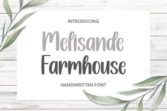 Melisande Farmhouse Font Poster 1