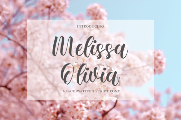Melissa Olivia Font Poster 1