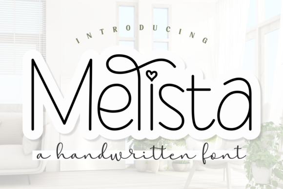 Melista Font Poster 1