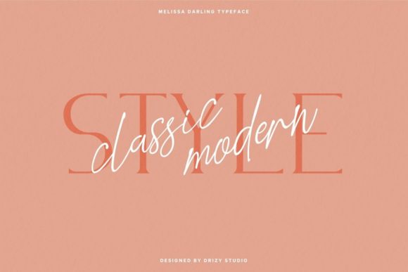 Mellissa Darling Font Poster 5