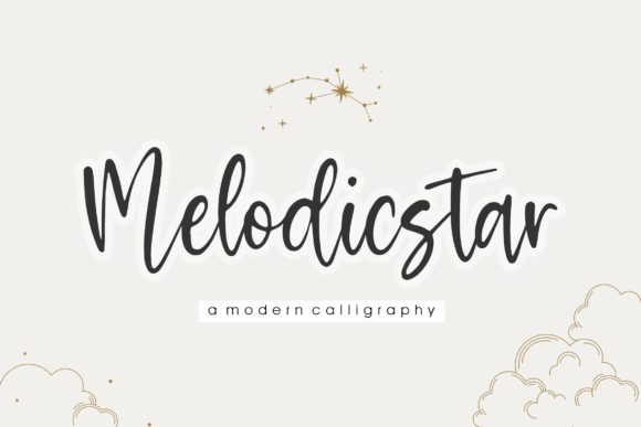 Melodicstar Font Poster 1