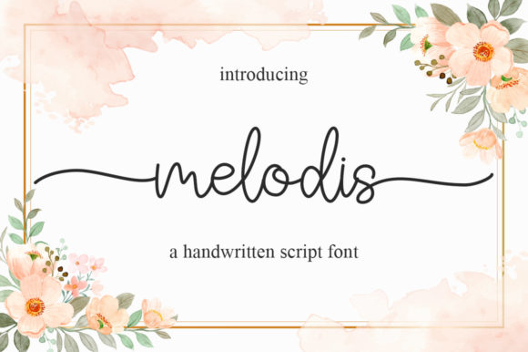Melodis Font Poster 1